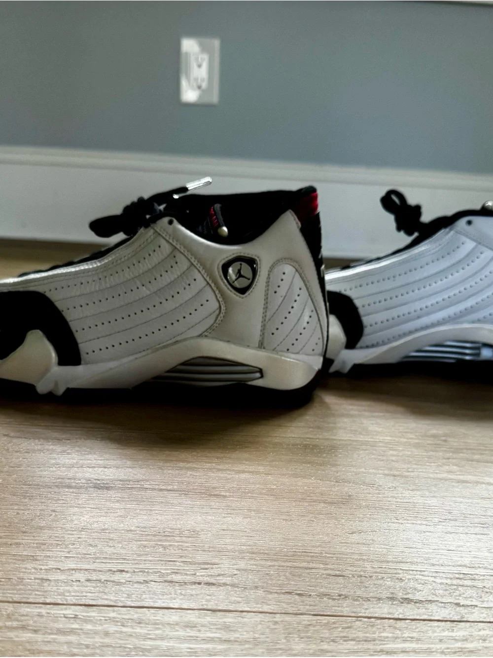 Jordan 14 Black Toe 2006. Extremely rare release and in mint condition. 10.5.